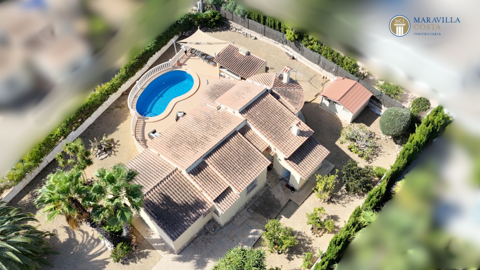 Casa mediterránea en muy buen estado de una planta en venta en Jávea.