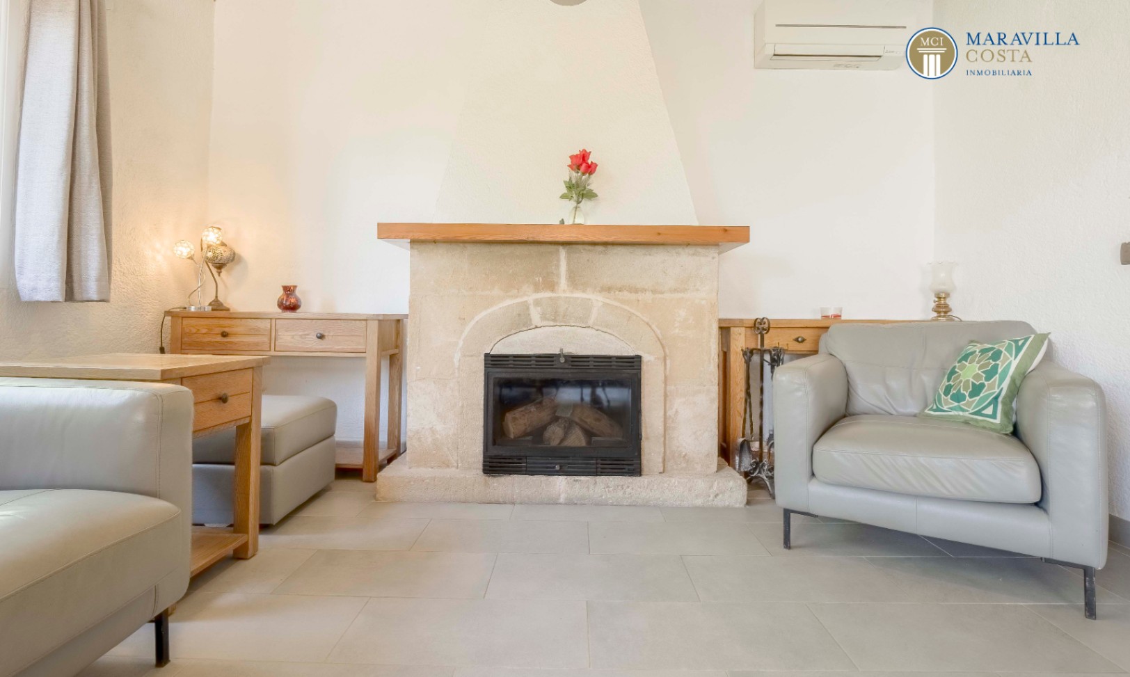 Villa soleada con agradable confort habitacional