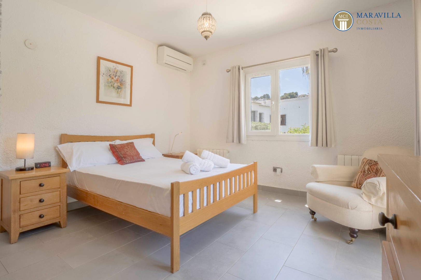 Villa soleada con agradable confort habitacional