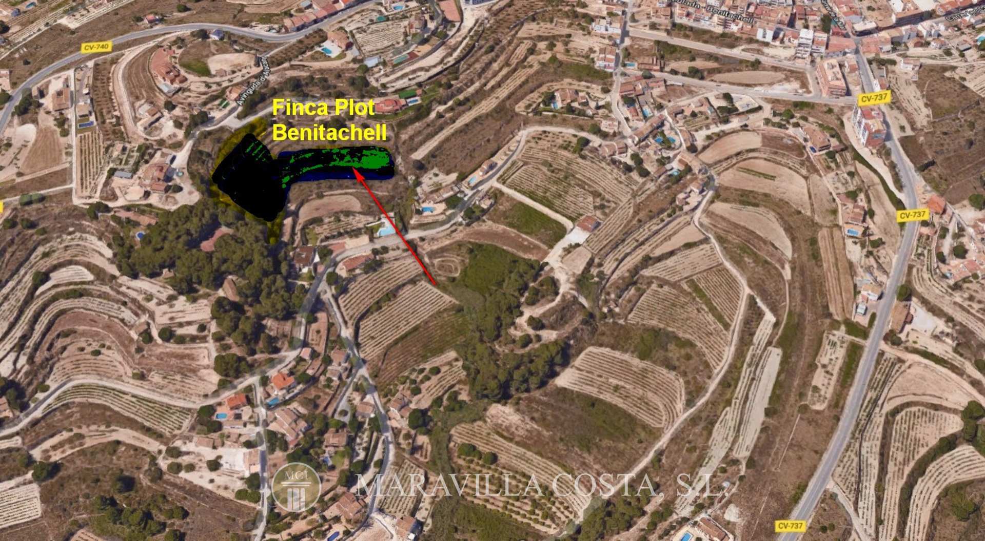 Parcela grande en Benitachell en venta